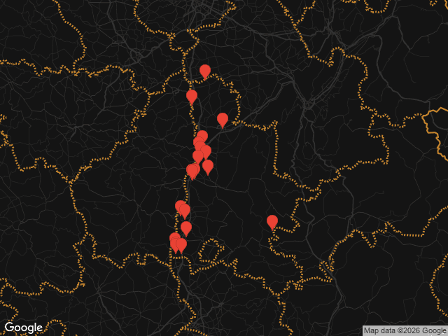 Carte urbex Drôme — lieux abandonnés