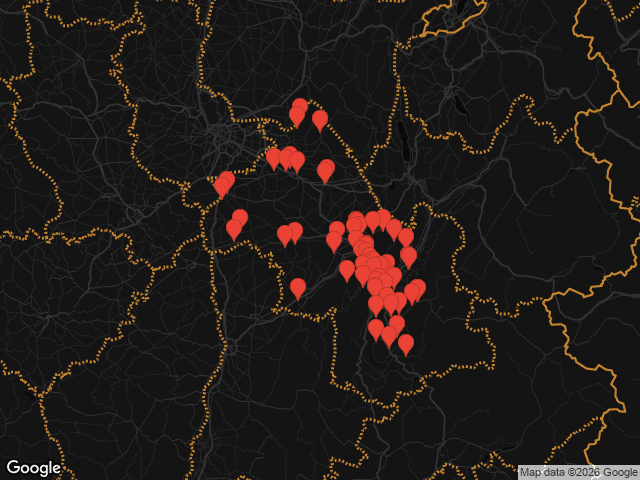 Carte urbex Isère — lieux abandonnés
