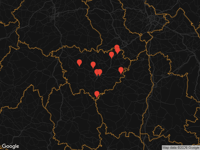 Carte urbex Haute-Loire — lieux abandonnés