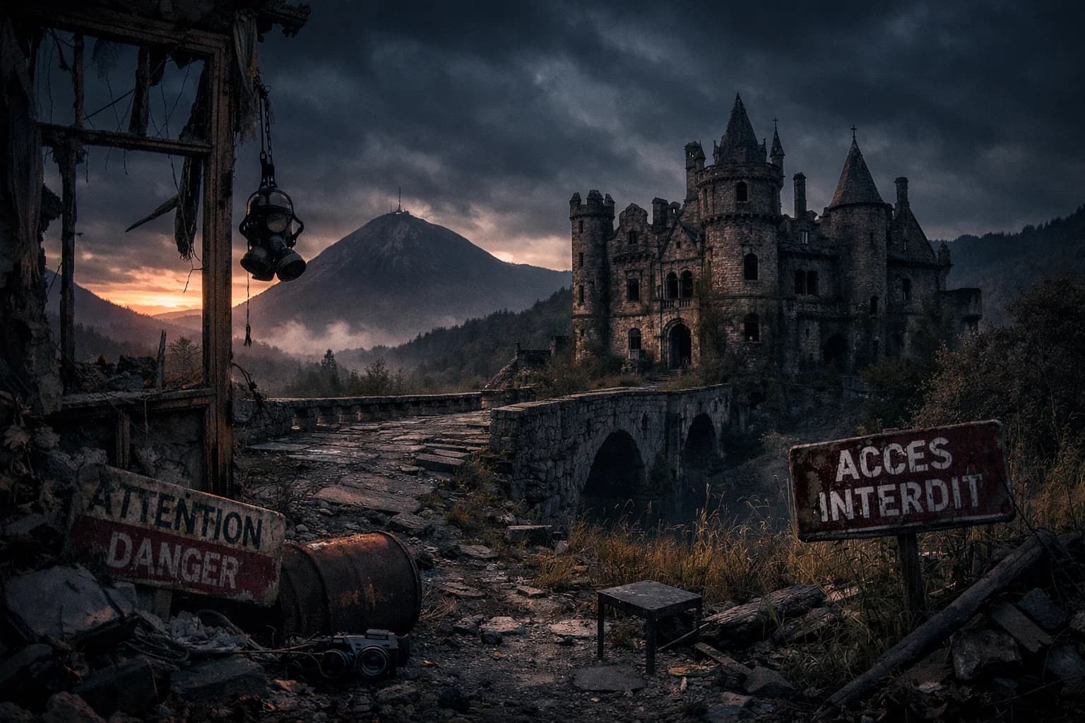 Ruines industrielles d'Auvergne