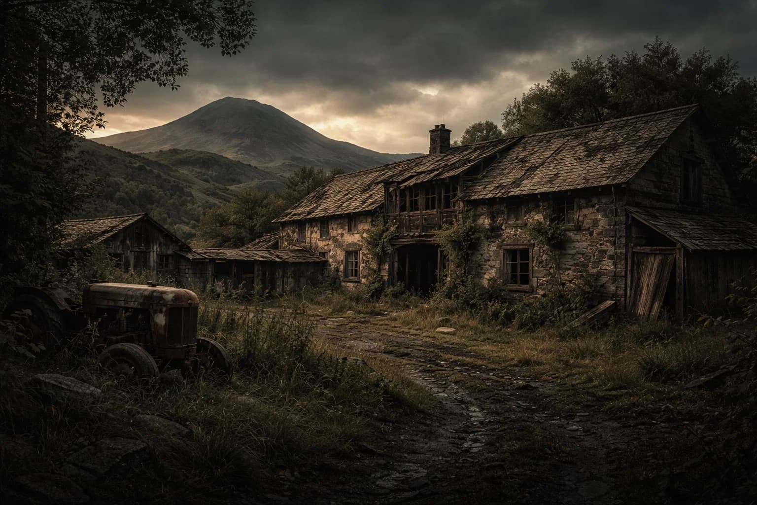 Vestiges abandonnés en Rhône-Alpes