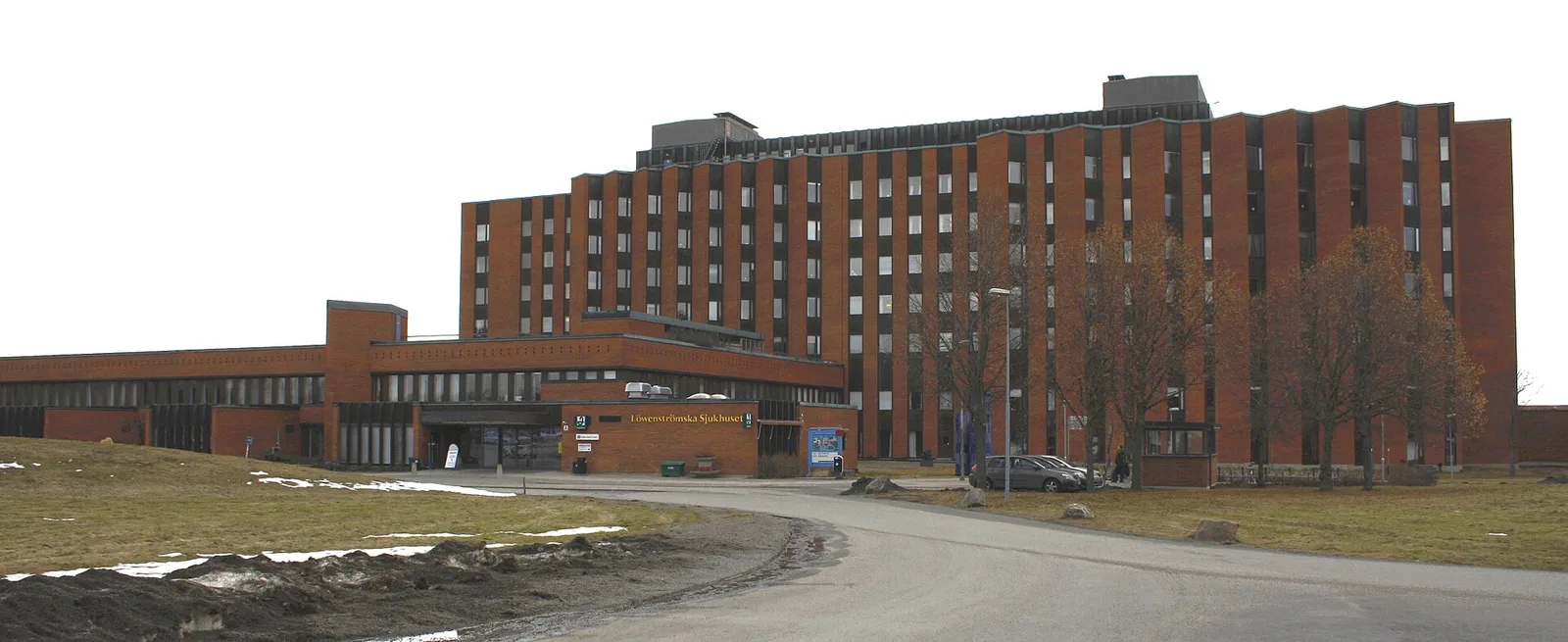 The old abandoned Löwenström hospital building by Lake Oxundasjön, Upplands Väsby