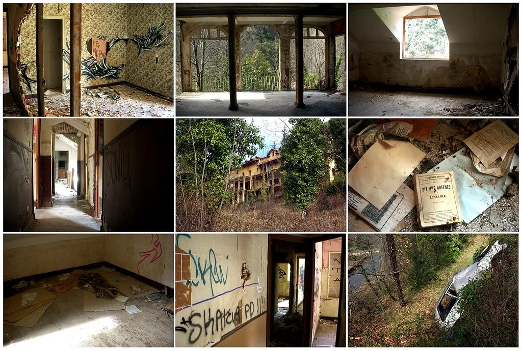 L'Hôtel Alexandra abandonné à Vernet-les-Bains, palace Art nouveau au pied du Canigou