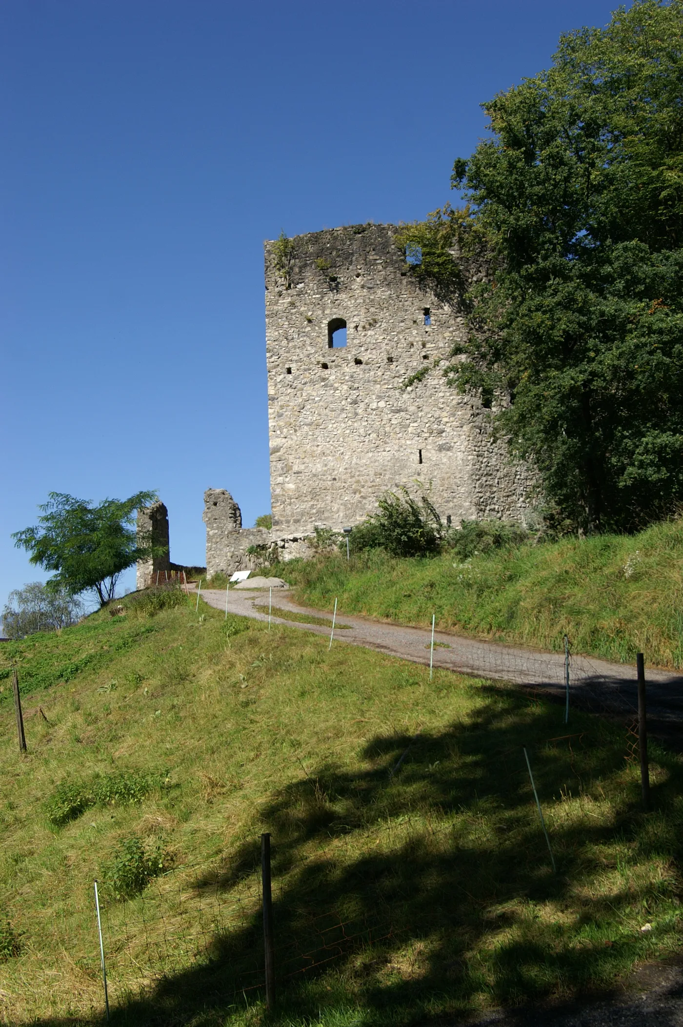 La Burgruine Jagdberg près de Schlins, au Vorarlberg