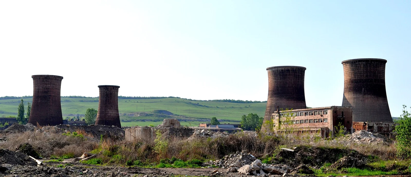L'usine de fer de Călan, halles industrielles abandonnées du combinat sidérurgique de Hunedoara