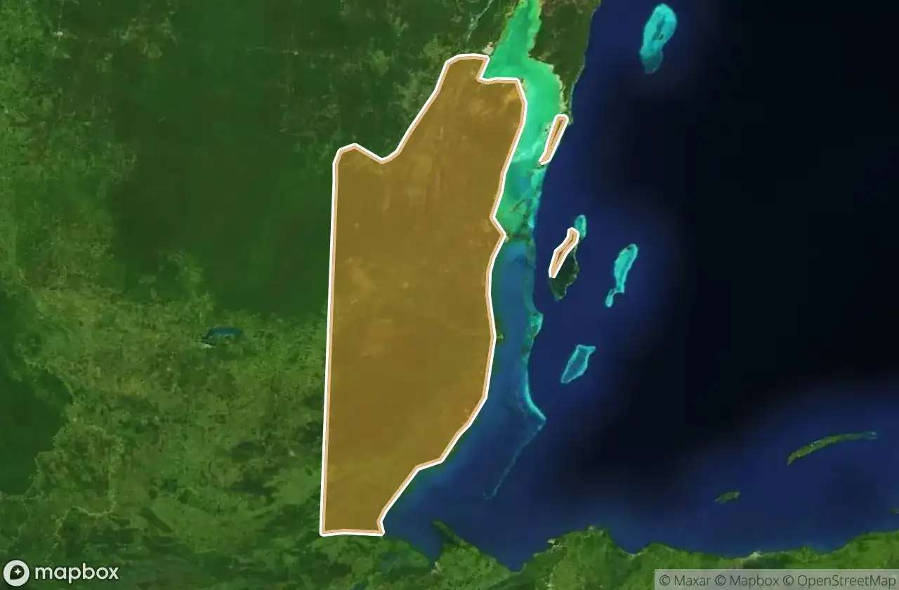 Belize अर्बेक्स मैप