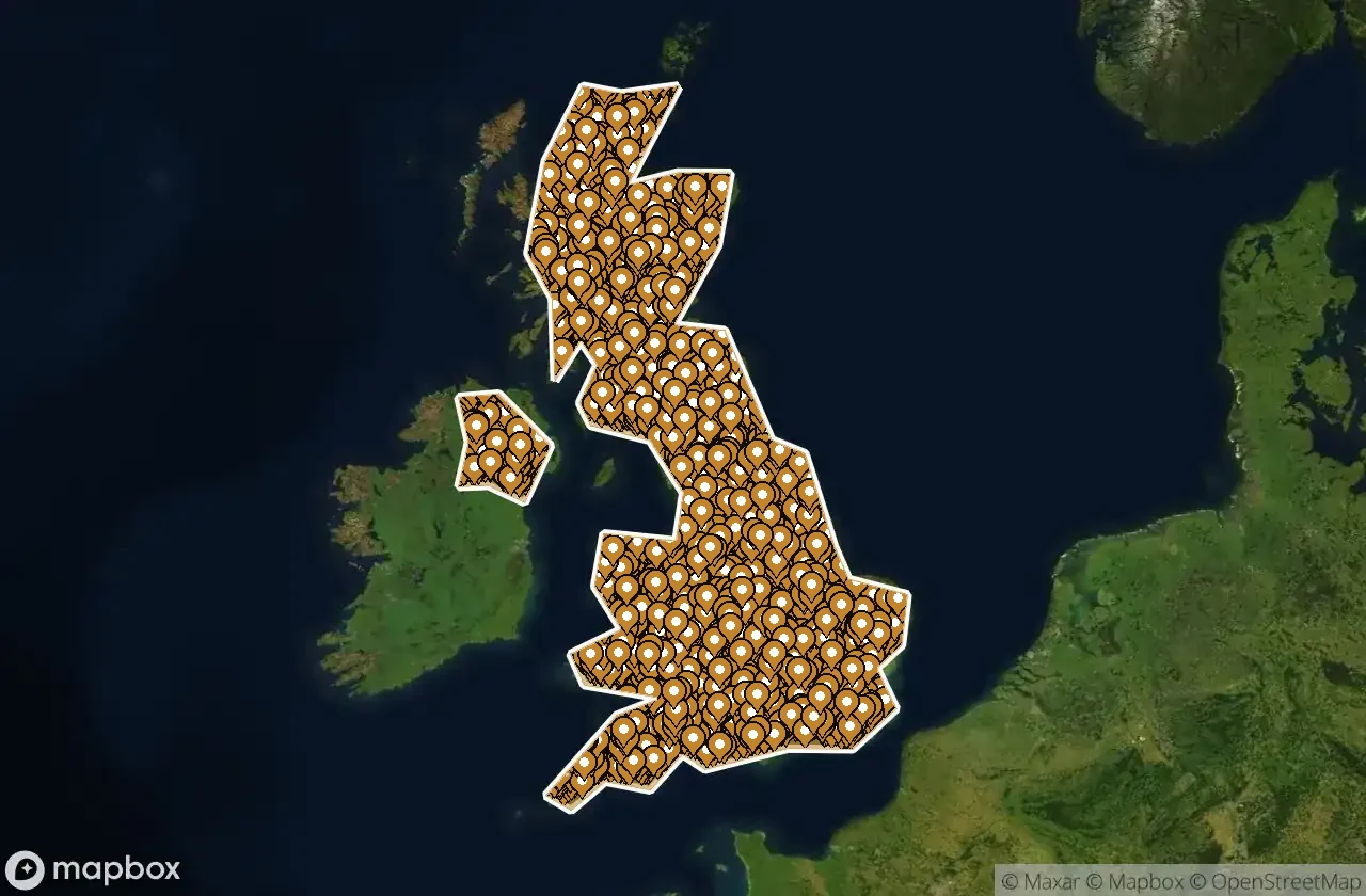 Urbex Map Gb England