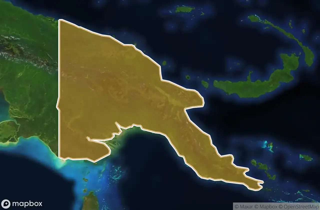 Urbex mapa East New Britain
