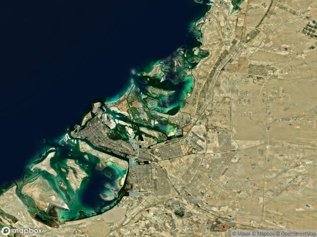 Urbex mapa Abu Dhabi
