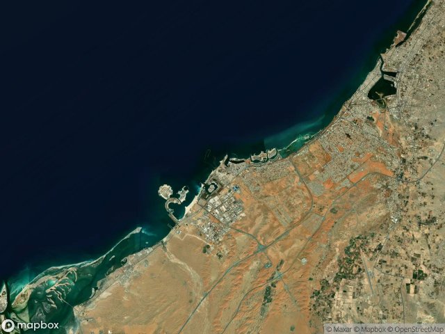 Urbex mapa Al Jazirah Al Hamra