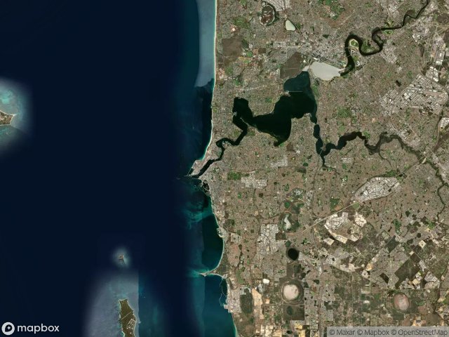 Urbex mapa Fremantle