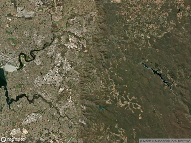 Urbex mapa Kalamunda