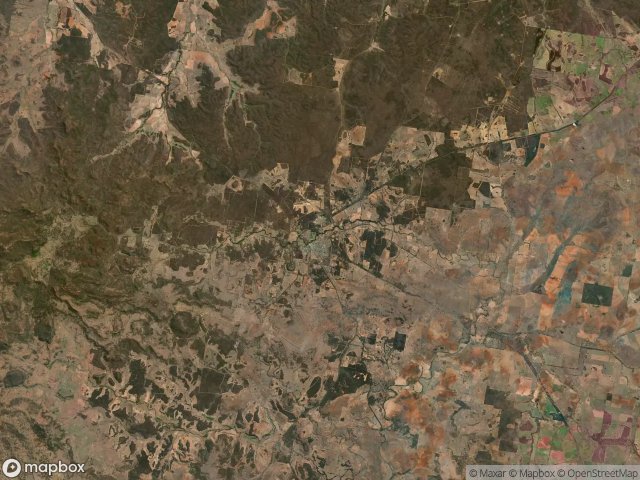 Urbex mapa Warrumbungle