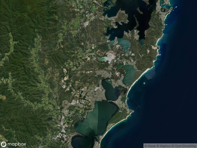 Urbex mapa Wyong