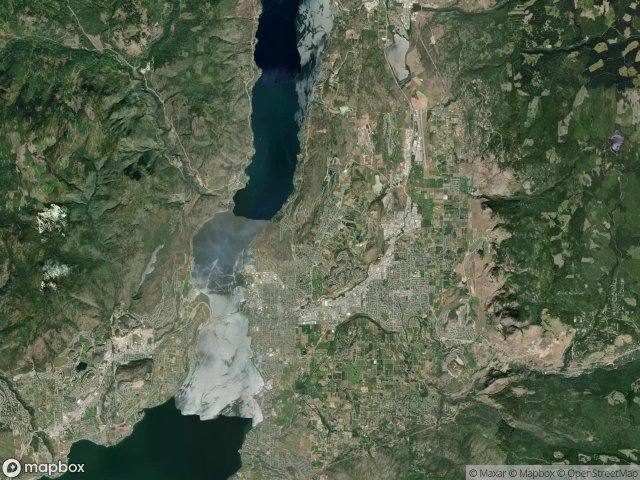 Central Okanagan अर्बेक्स मैप