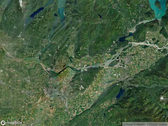 Fraser Valley अर्बेक्स मैप