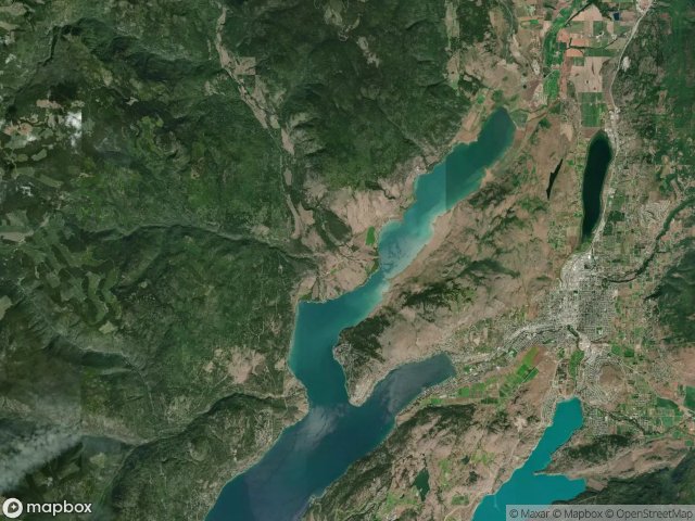 North Okanagan अर्बेक्स मैप
