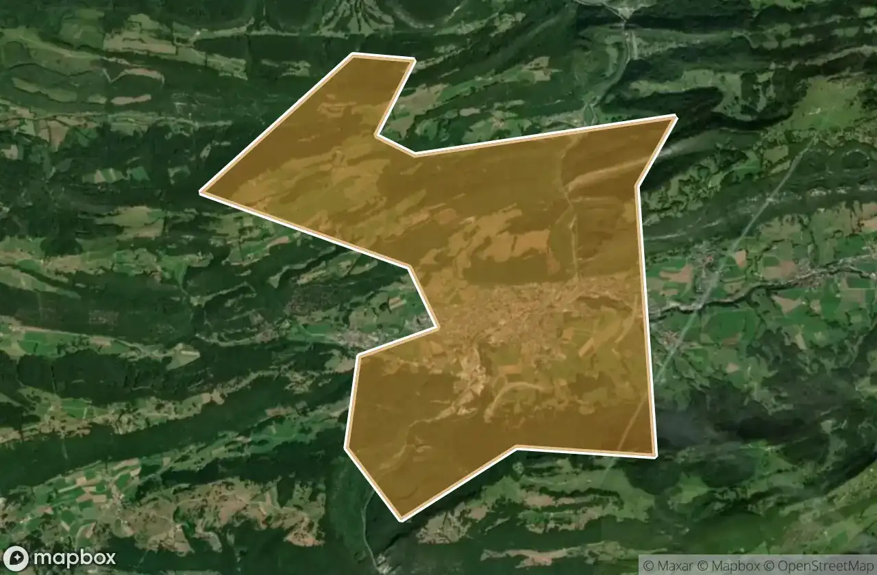 Moutier अर्बेक्स मैप
