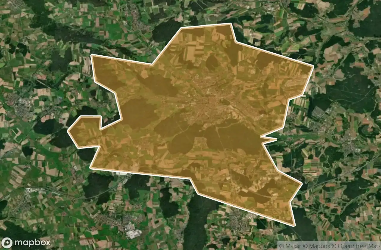 Ansbach Kreisfreie Stadt अर्बेक्स मैप