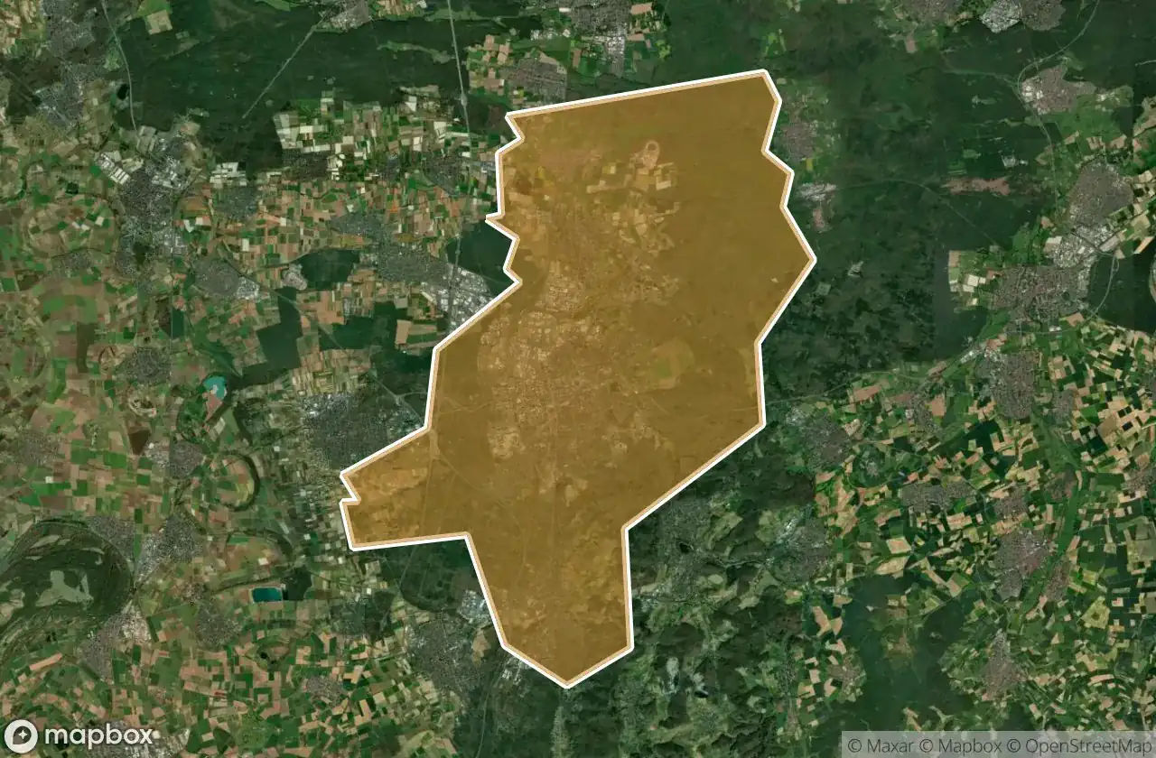 Darmstadt अर्बेक्स मैप