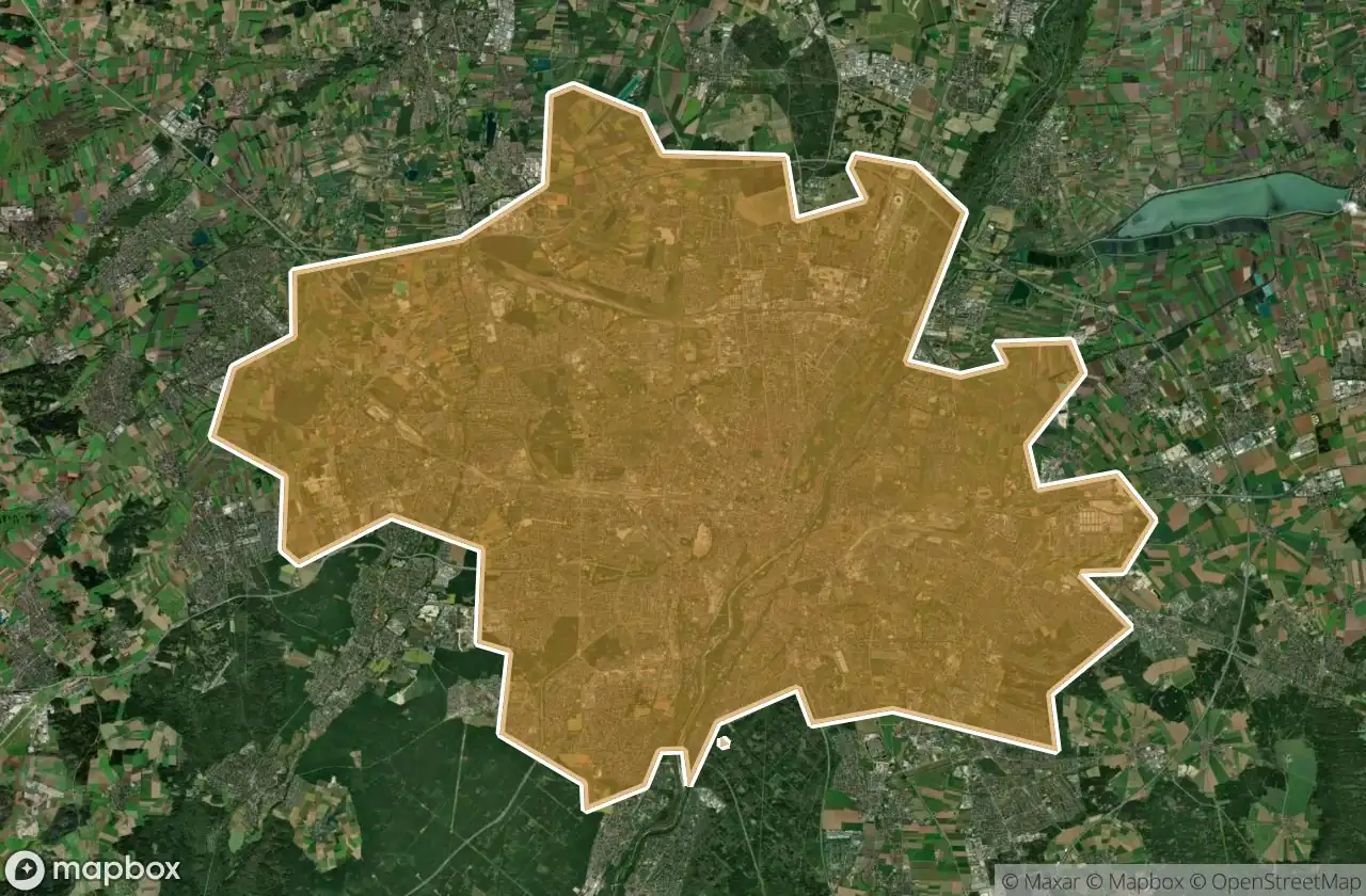 Munchen Kreisfreie Stadt अर्बेक्स मैप