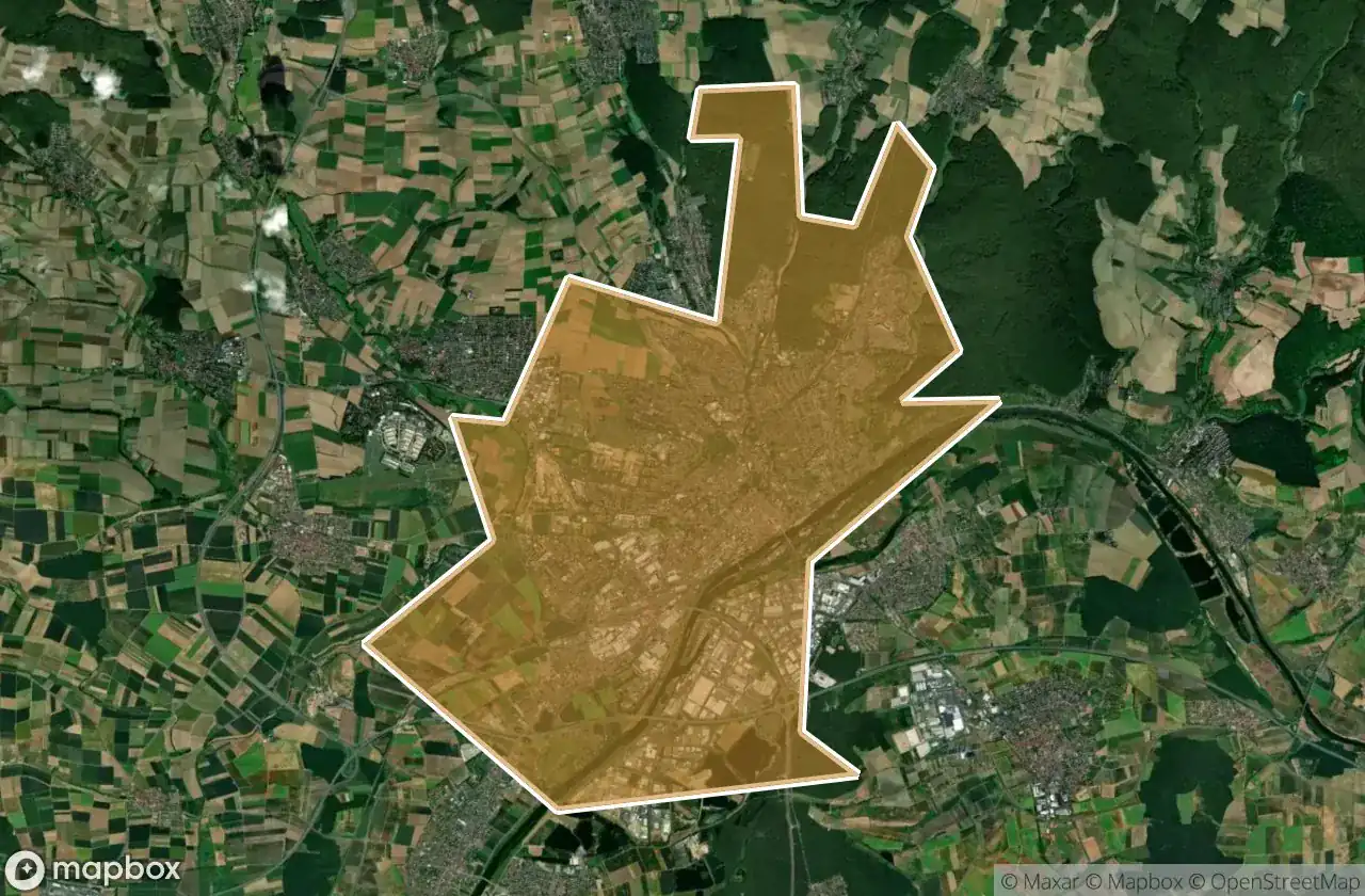 Schweinfurt अर्बेक्स मैप