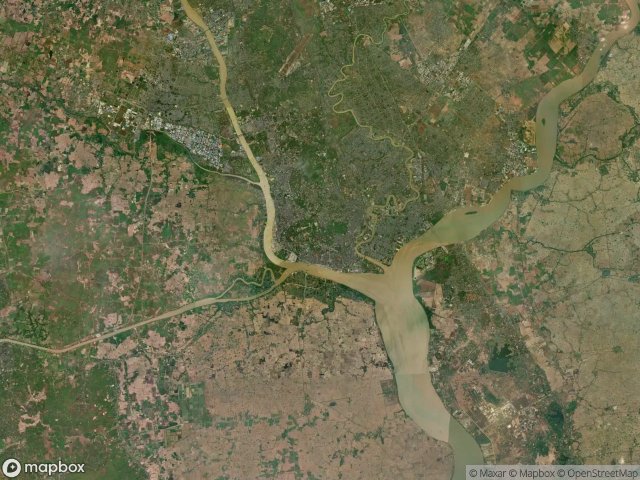 Urbex mapa Yangon W