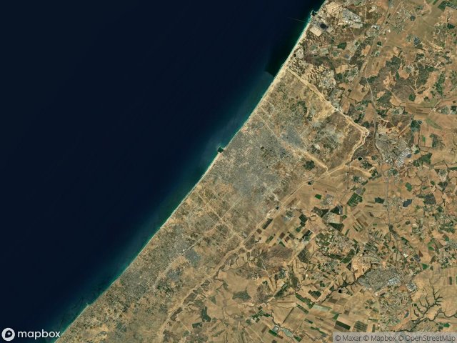 Urbex mapa Gaza
