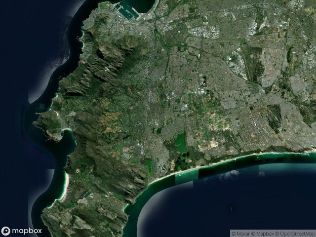City Of Cape Town अर्बेक्स मैप