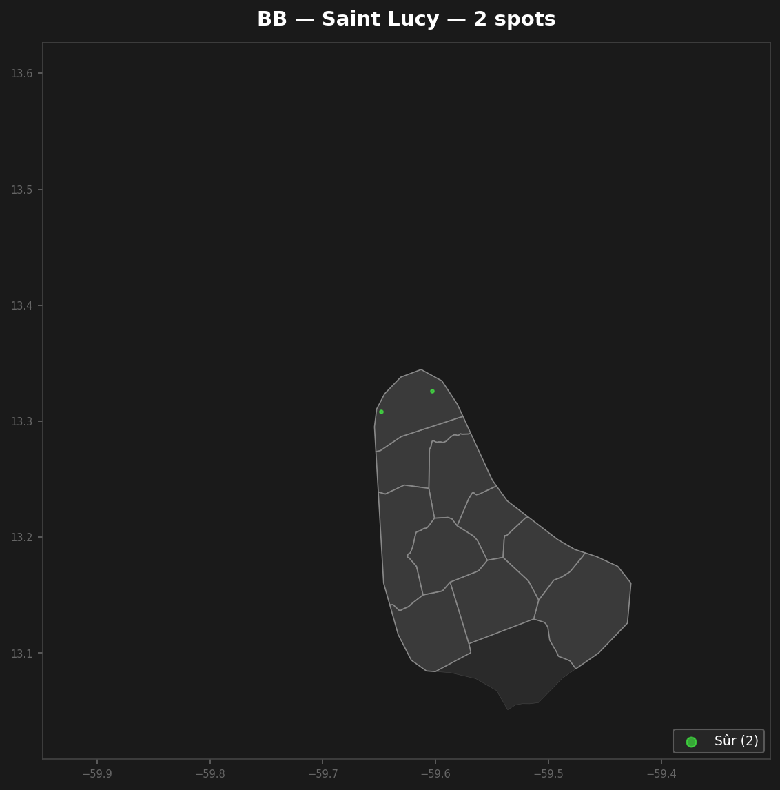 Urbex Map Saint Lucy