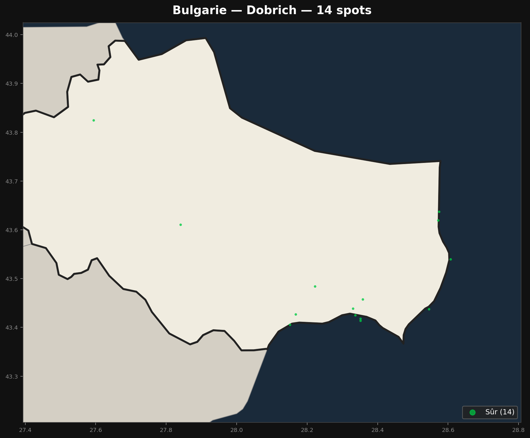Urbex Map Dobrich