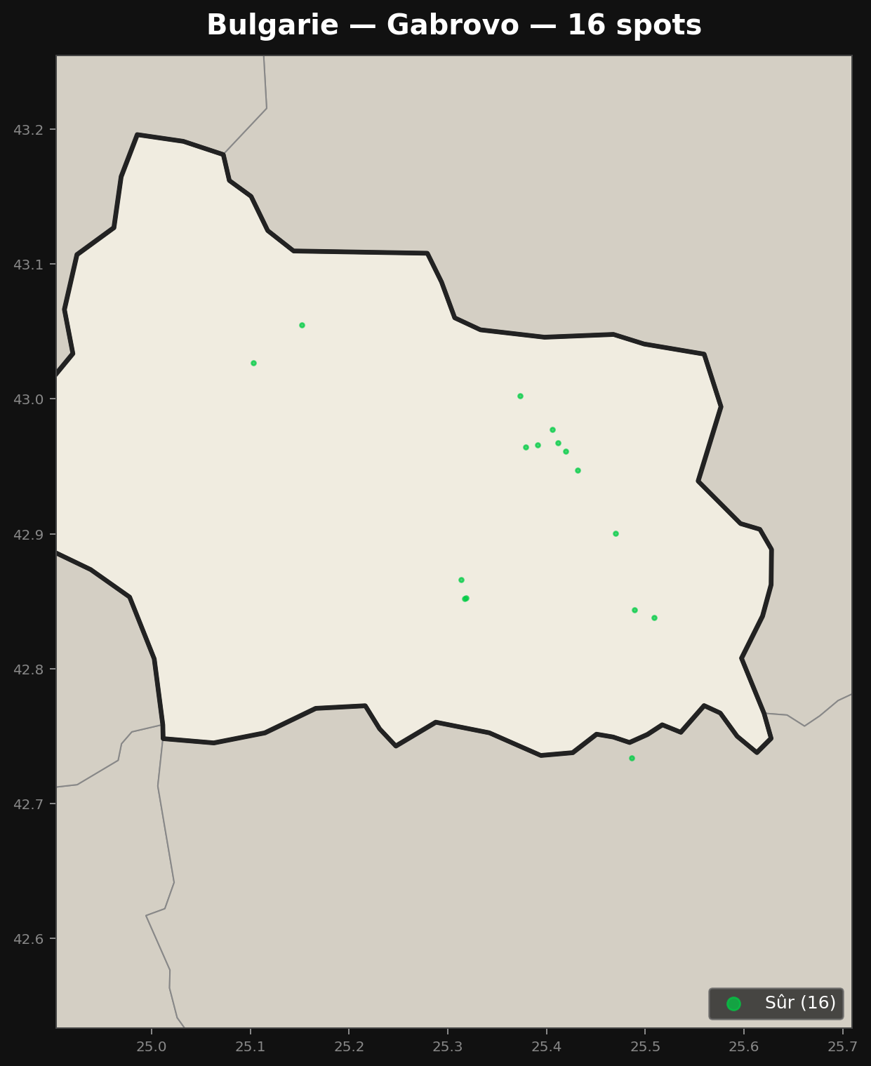 Urbex Map Gabrovo