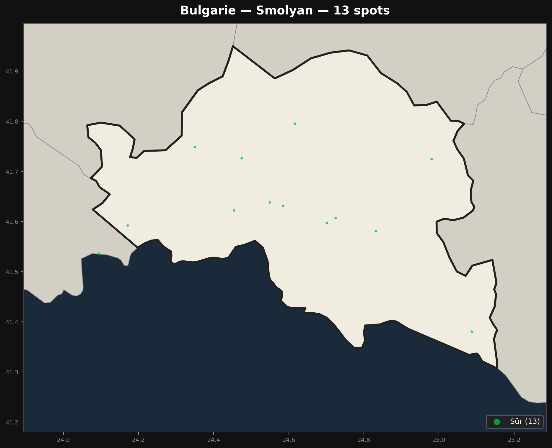 Urbex Map Smolyan