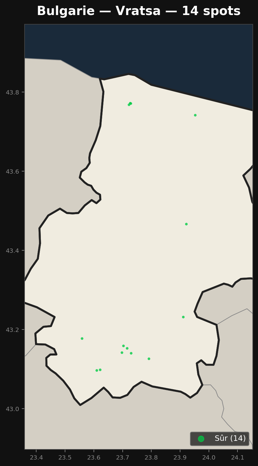 Urbex Map Vratsa