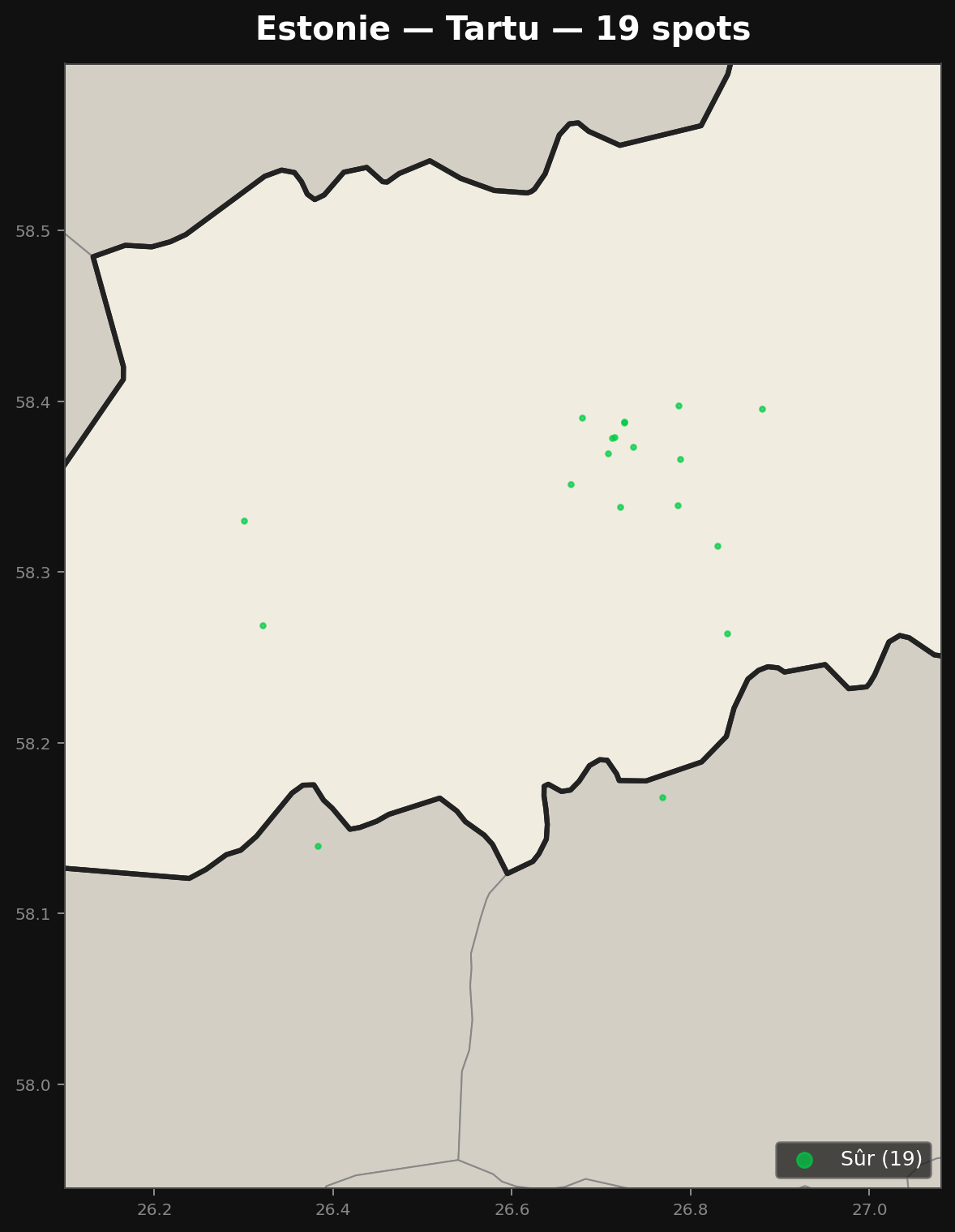 Urbex Map Tartu