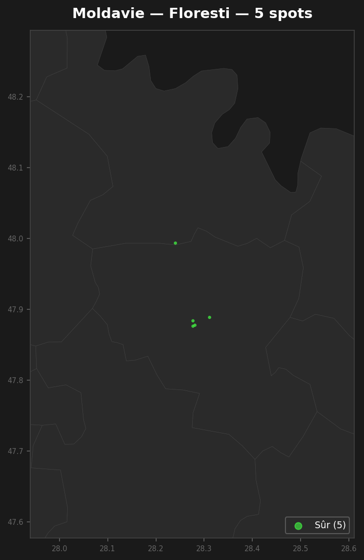 Urbex Map Floresti