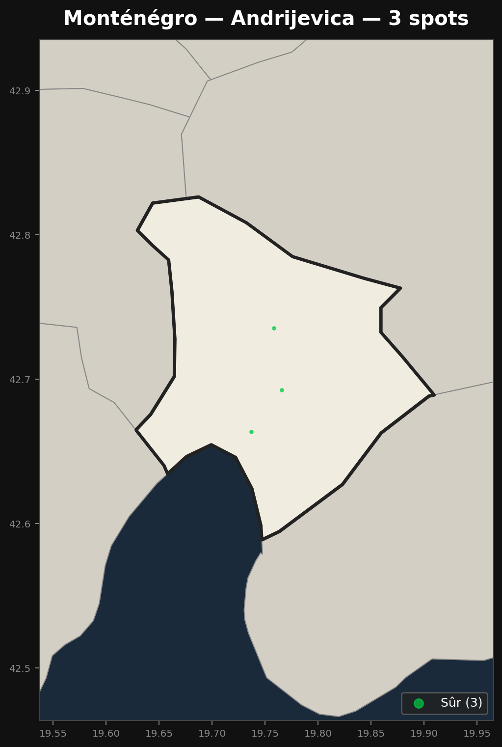 Urbex Map Andrijevica