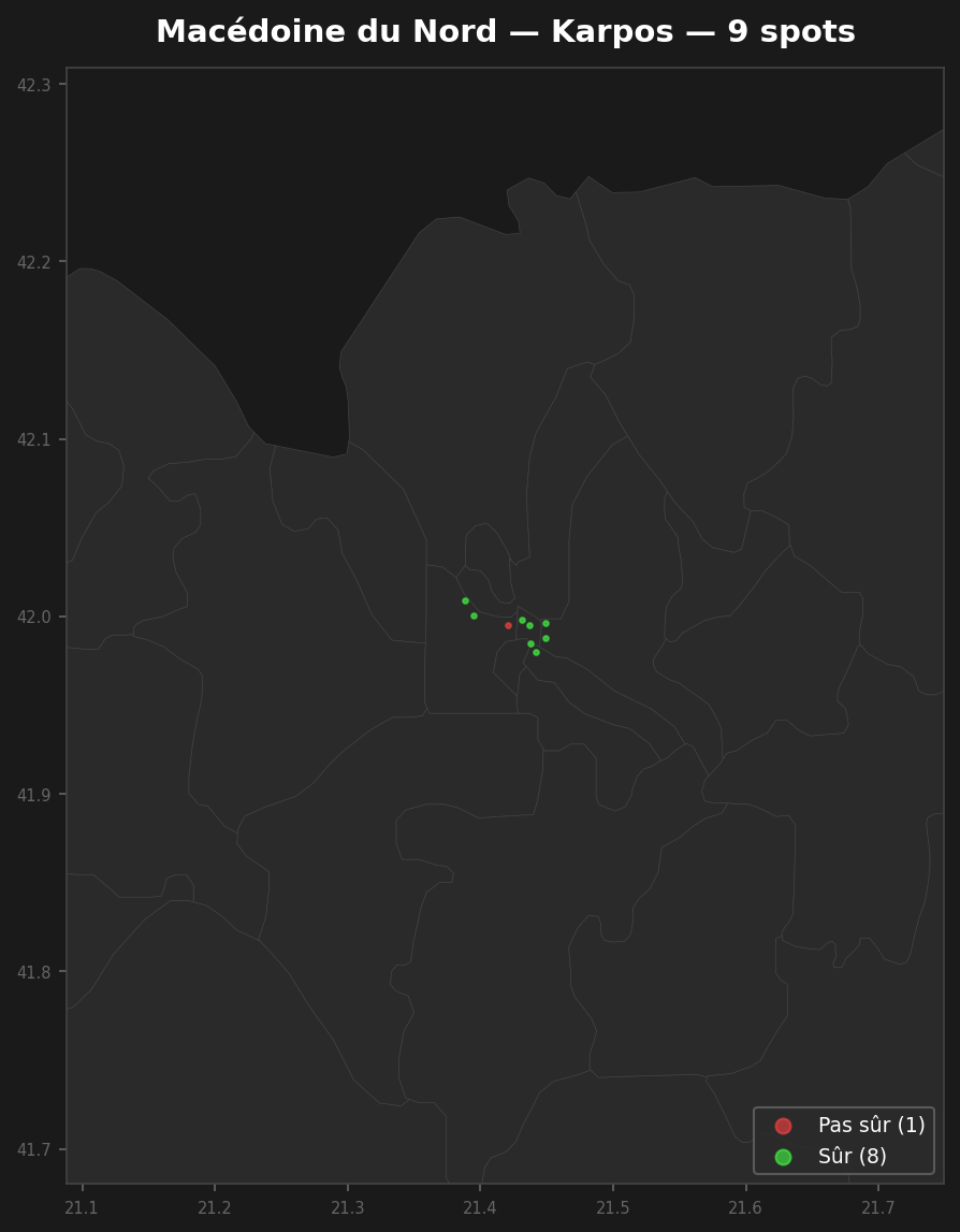 Urbex Map Karpos