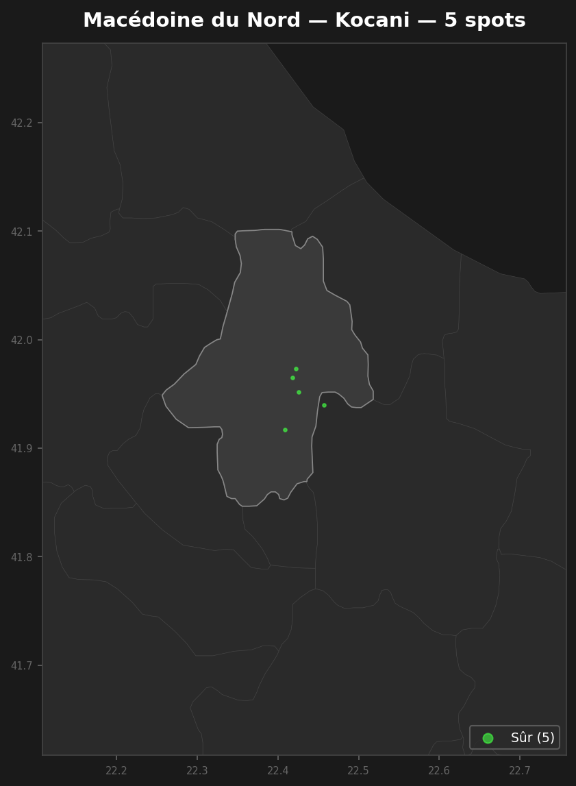 Urbex Map Kocani