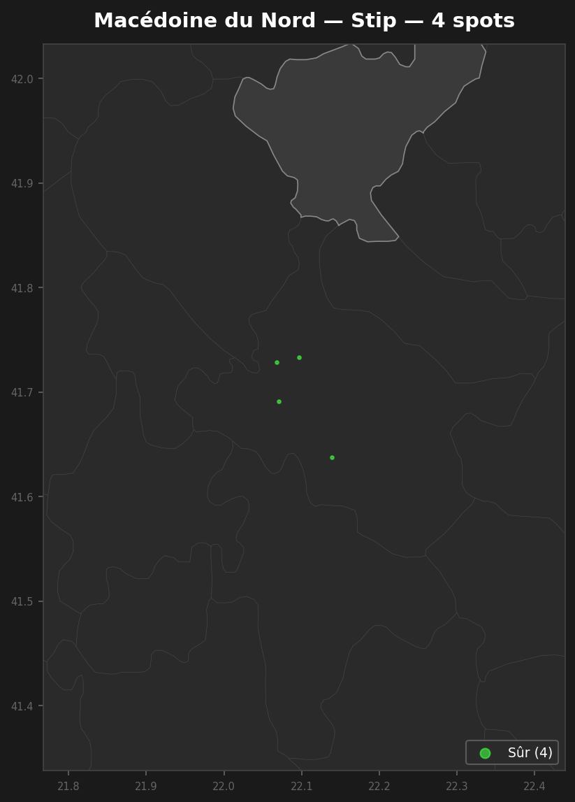 Urbex Map Stip