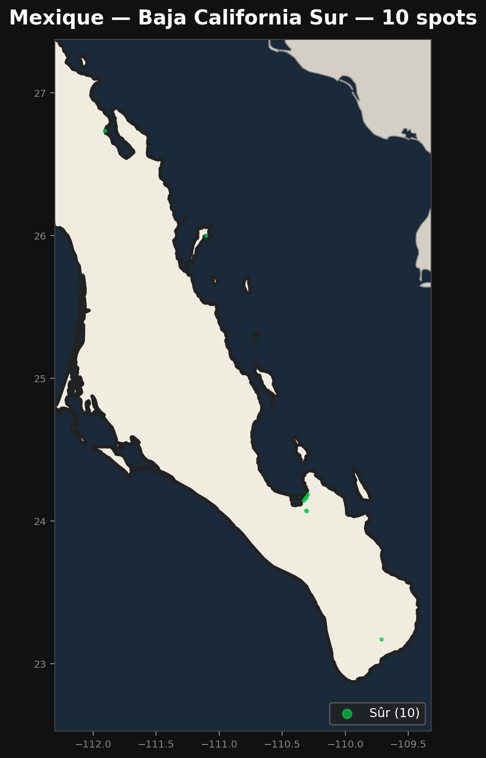 Urbex Map Baja California Sur