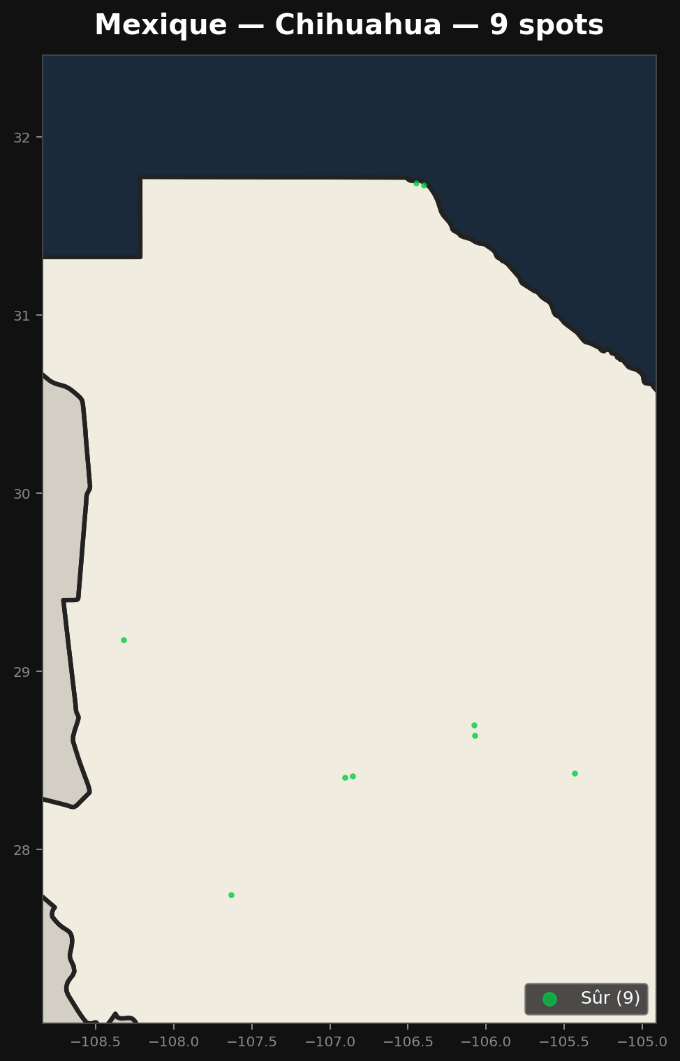 Urbex Map Chihuahua