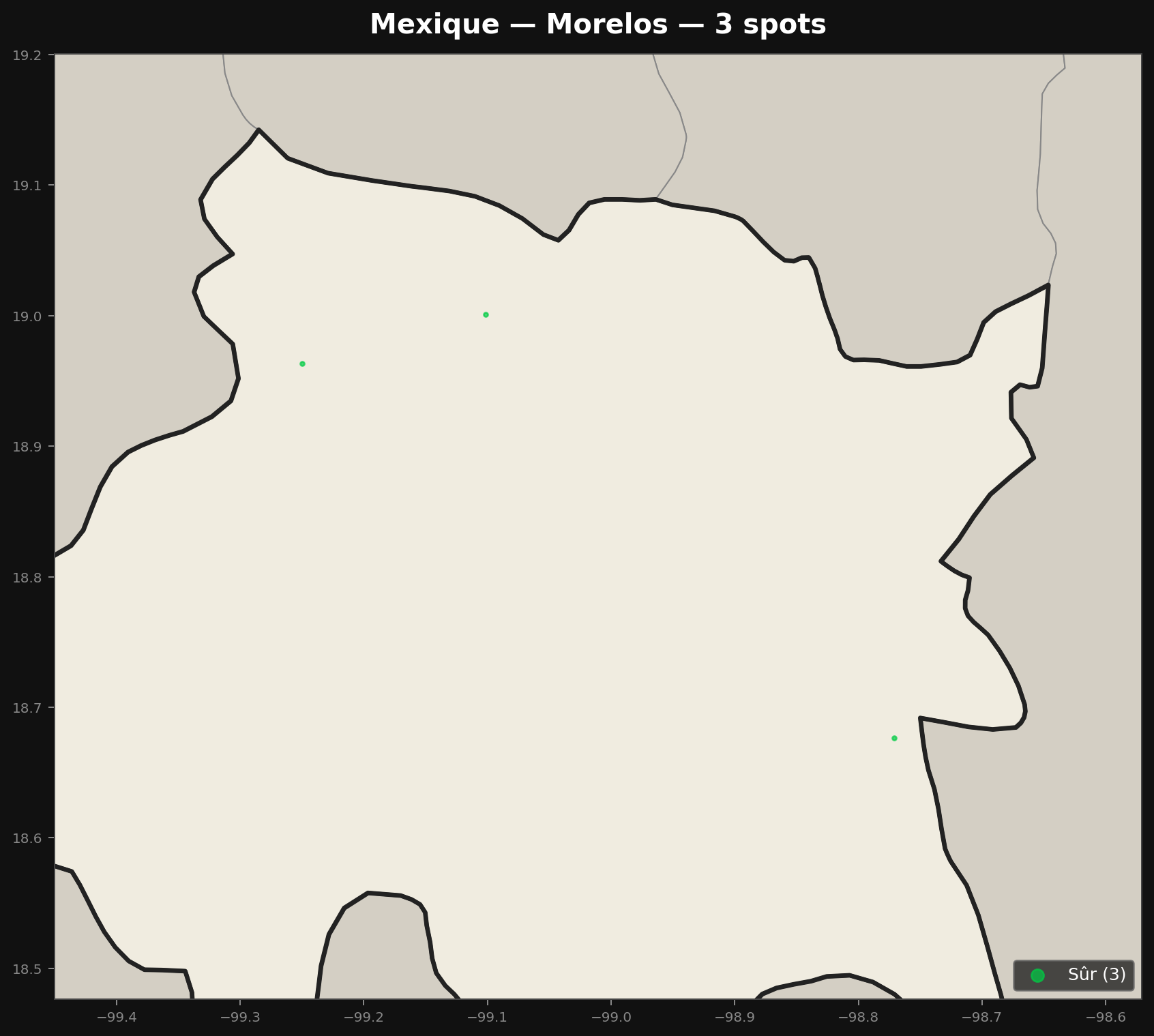 Urbex Map Morelos