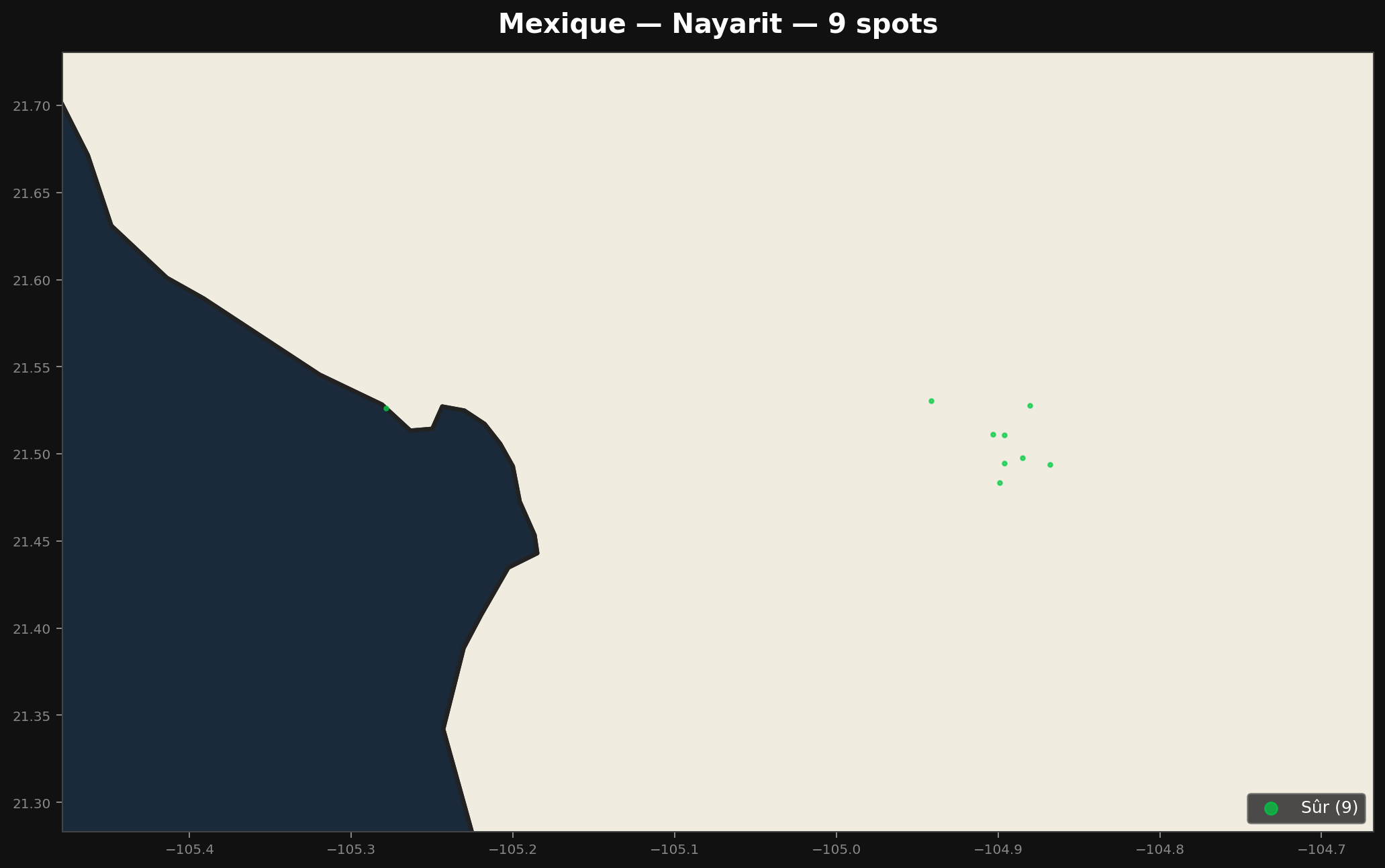 Urbex Map Nayarit