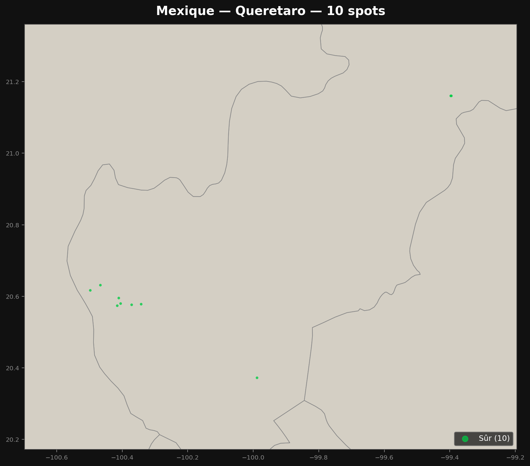 Urbex Map Queretaro