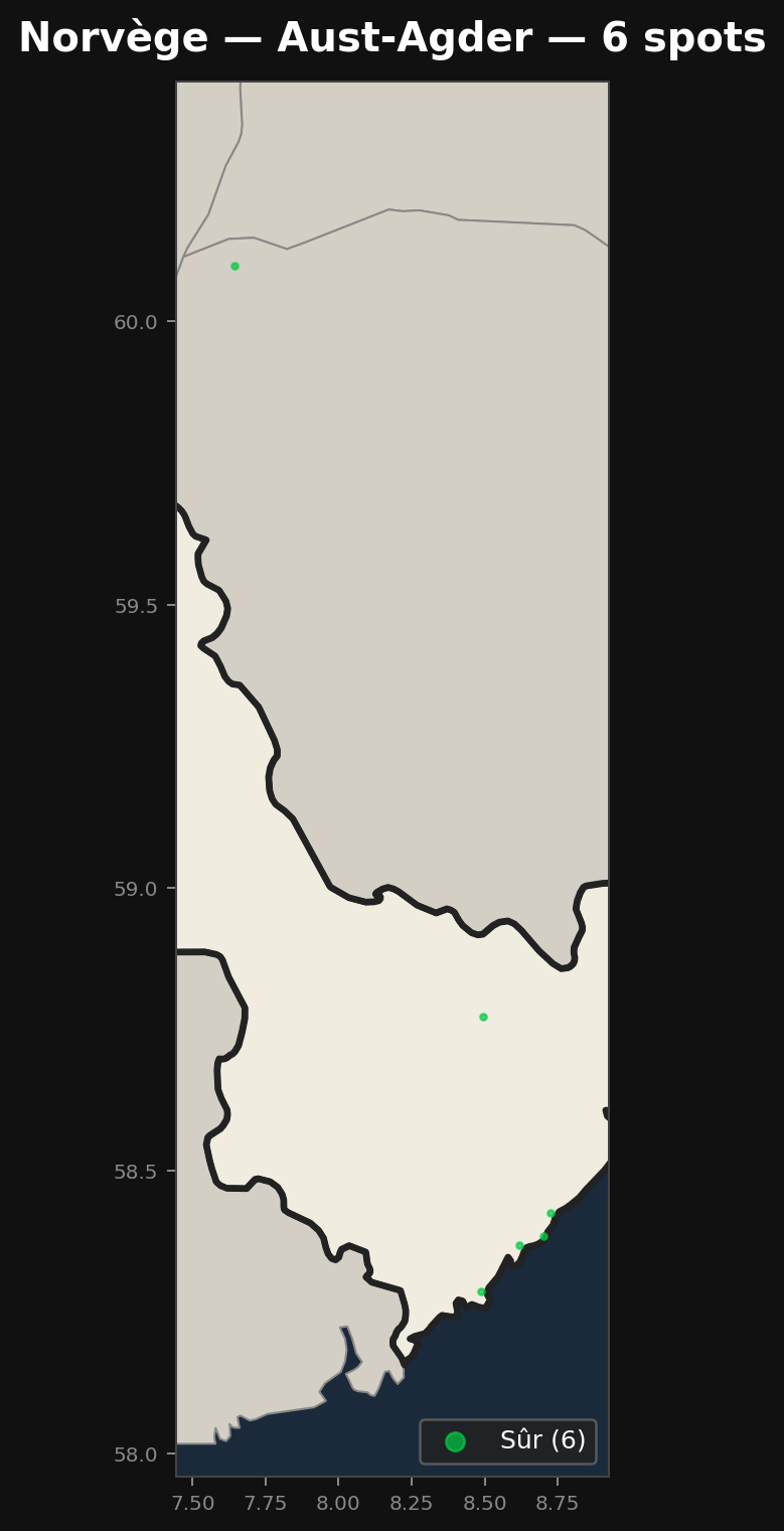 Urbex Map Aust Agder