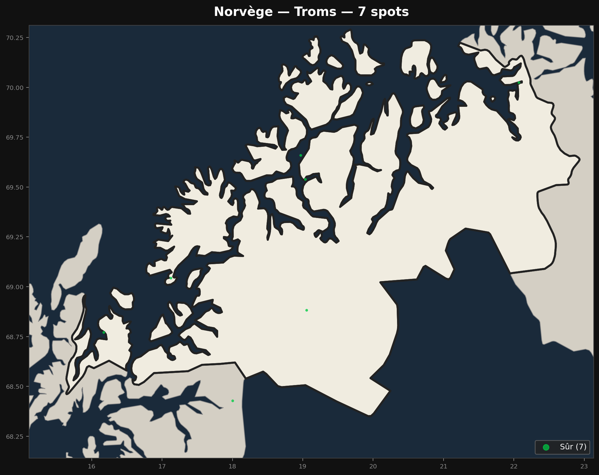 Urbex Map Troms