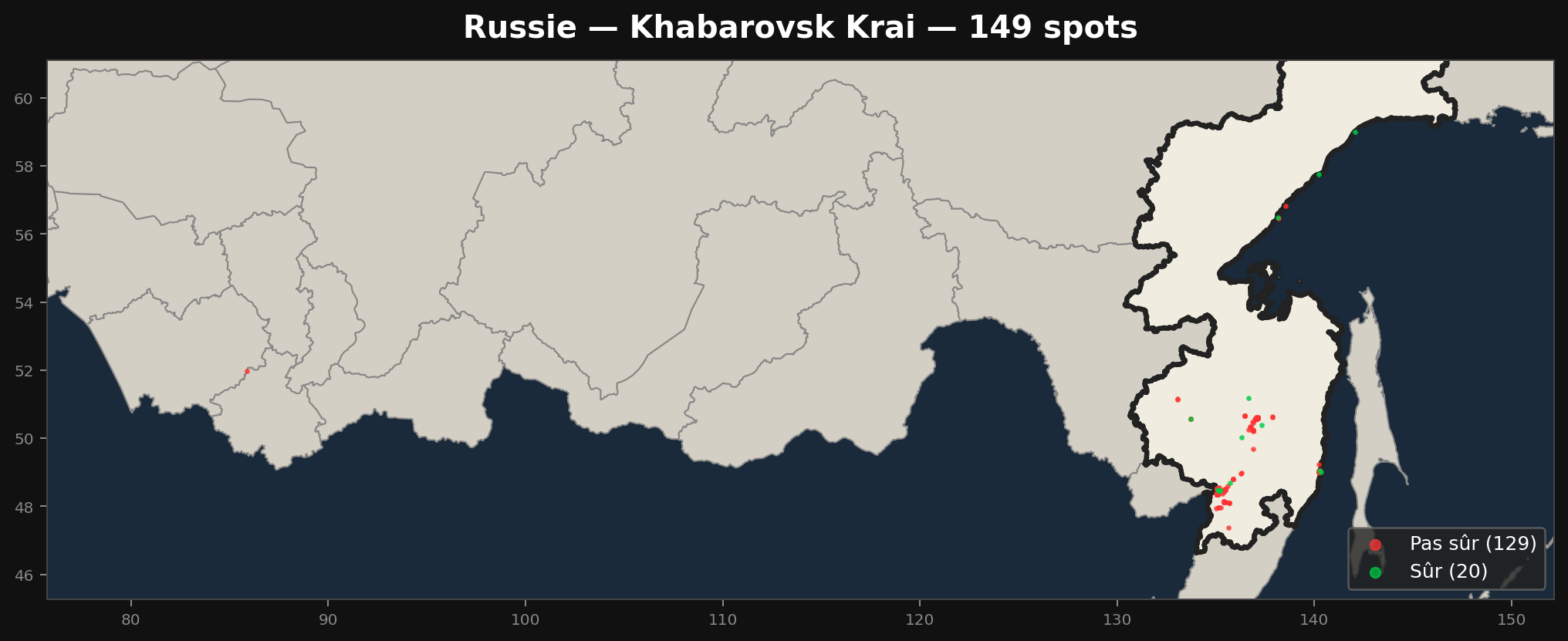 Urbex Map Khabarovsk