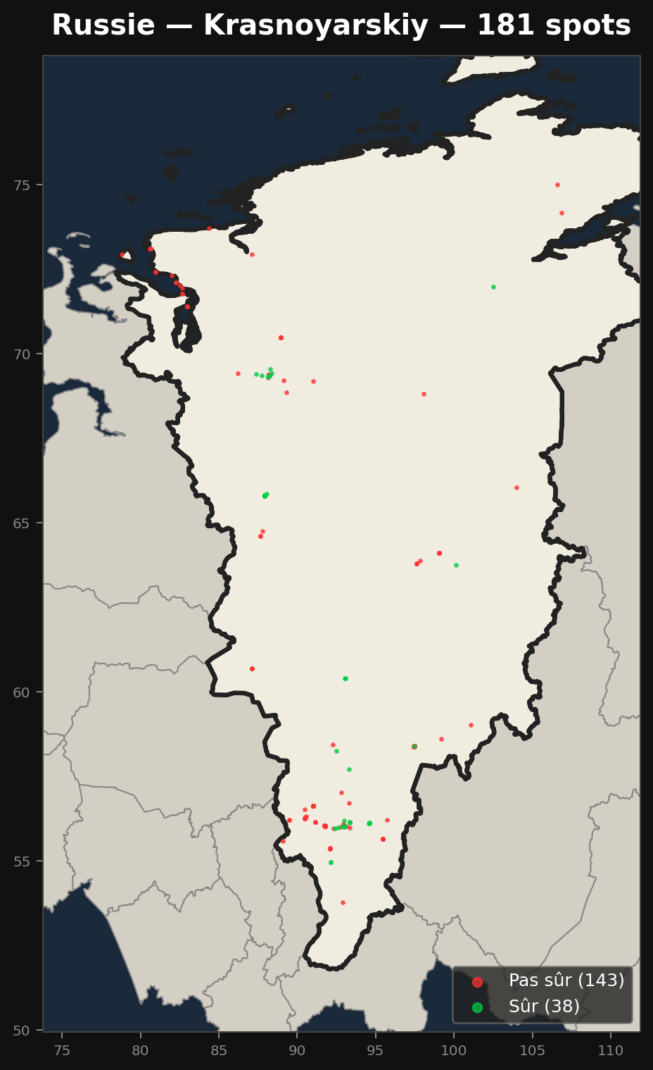 Urbex Map Krasnoyarsk