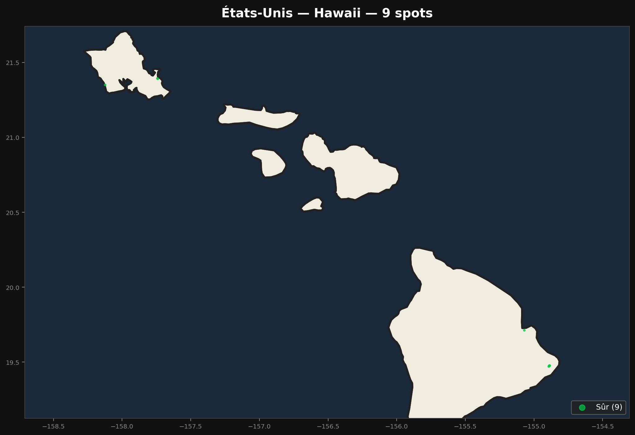 Urbex Map Hawaii